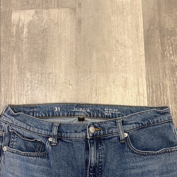 J. Crew Straight Leg Blue Jeans size 31 women’s - Picture 2 of 7